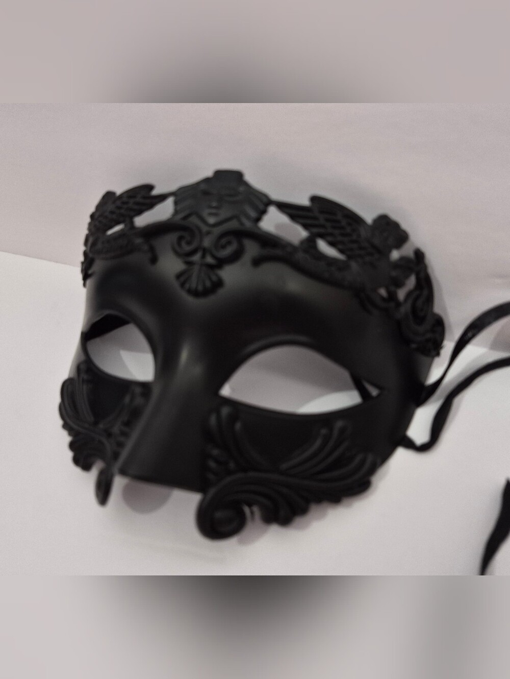 Black Masquerade Halloween Costume Mask For Sale